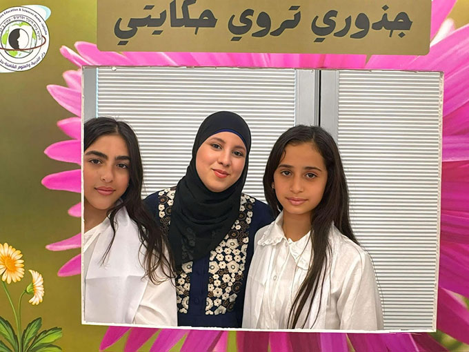 مشروع جذوري تحكي قصّتي في اعدادية دارالتربية والعلوم جلجولية